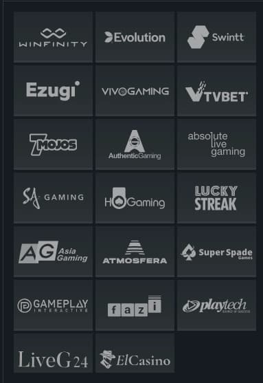 Proveedores del casino BetWinner — Pragmatic Play, Evolution Gaming, NetEnt
